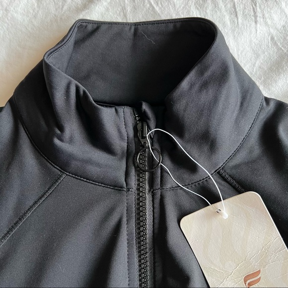 Fabletics- Black Rosalia Performance Jacket- Size M - Picture 4 of 7